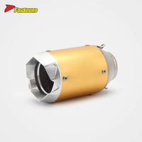 New Forsound/Sound RS Original Embossed Gold Stainless Steel Exhaust Pipe Modified Universal Motorcycles 60Mm 450SR 500 RS660