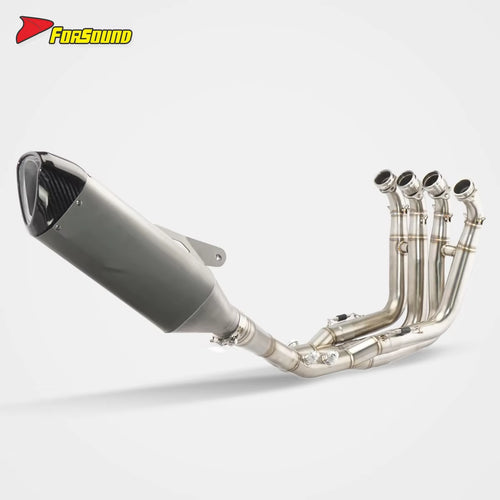 FOR BMW S1000RR S1000R Fit 10-25 Stainless Steel Puppy Pro Style Full Exhaust Pipe Compatible Aftermarket Rear 2022 Bmw S1000Rr
