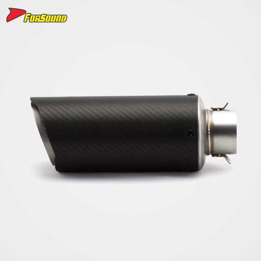 Stainless Steel 51Mm Car Mouth Young Lion Exhaust Pipe Universal Motorcycle Pipe