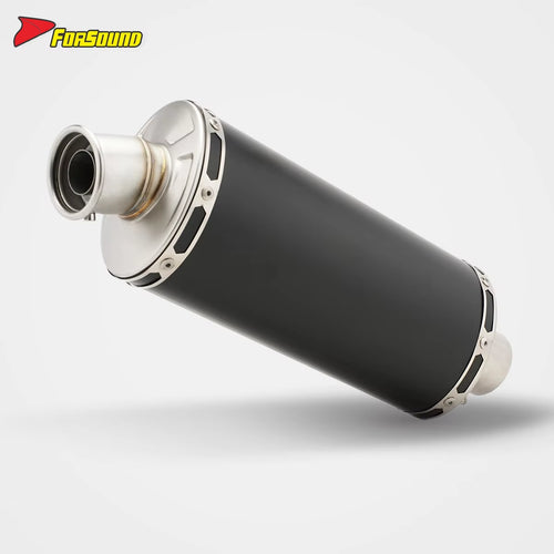 Stainless Steel Carbon Fiber 51Mm End Can Exhaust Pipe Universal Motorcycle Pipe