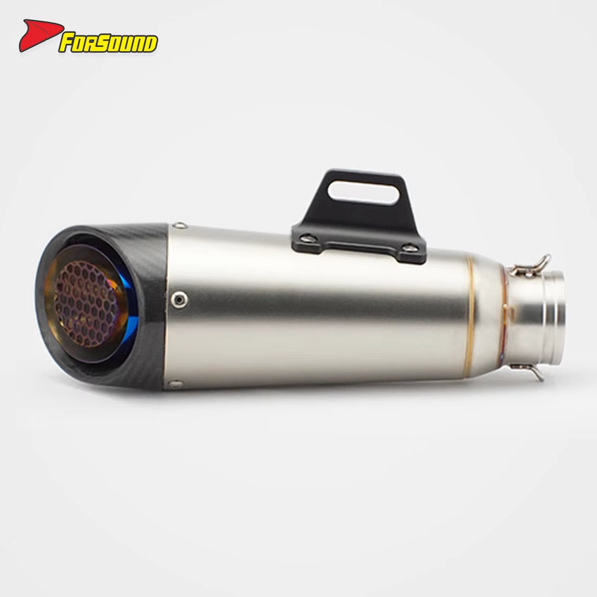 Motorcycle Exhaust System SC Bee Net Cover Tail Exhaust Pipe for MT09 Huanglong 450SR Race 600 R3 Ninja GSX