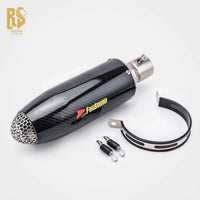 Stainless Steel Carbon Fiber 51Mm Exhaust End Can for Universal Motorcycle 51Mm Pipe