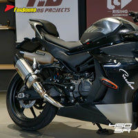 FORSOUND for 450SR/NK Full Exhaust Pipe K10 Stainless Steel Carbon Fiber Retrofit/Upgrade Condition New