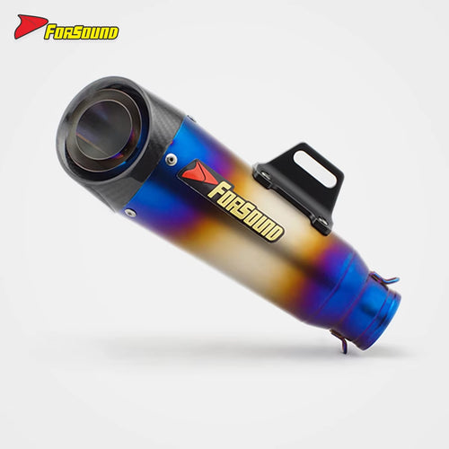 RS for Motorcycle Exhaust Pipe Modification for SC round Mouth Tail MT09 Z 900 450SR Race 600 R3 Ninja Zx-4R