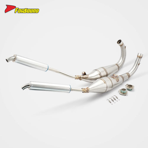 สำหรับ Carenado Honda Nsr 250 Fit 1986-1999 อุปกรณ์เสริมเครื่องยนต์ 250Cc ท่อไอเสีย NSR 2 จังหวะแบบเต็มสำหรับแข่ง Signature 2 Stroke Pipe