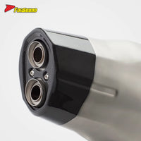 RS Original Custom Carbon Fiber Exhaust System Forsound Silver for R1250GS ADV 2019-23 New Condition Middle Motorcycle Exhaust 1