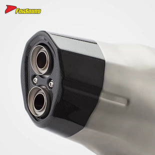 RS Original Custom Carbon Fiber Exhaust System Forsound Silver for R1250GS ADV 2019-23 New Condition Middle Motorcycle Exhaust 1