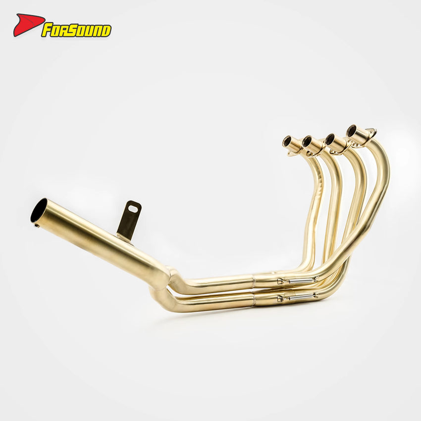 Brass Front and Middle Section Exhaust Pipe for Zephyr 400 ODM&OEM