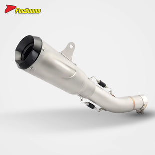 Exquisite and Heat Resistant Stainless Steel 51Mm Motorcycle Mid-Tail Integrated Exhaust Pipe for SUZUKI GSX250R Sportbike