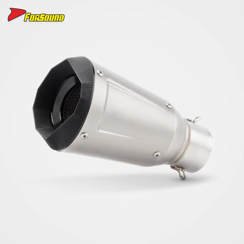New Condition 51Mm/60Mm Universal Motorcycle Exhaust Muffler with DB Killer Race-Inspired Sound for ZX-4R ZX-6R MT09 MT03
