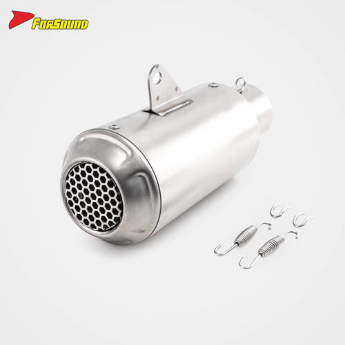 Stainless Steel Black Spray Paint 51Mm LV-10 End Can Exhaust Pipe Universal Motorcycle Pipe