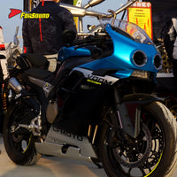 FORSOUND for 500SR VOOM Stainless Steel Dual-Outlet Short Arrow Full System Exhaust High-Rev Output Optimization Mellow