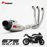 CFMOTO 675SR 675NK Full Exhaust System Forsound Factory Wholesale Price