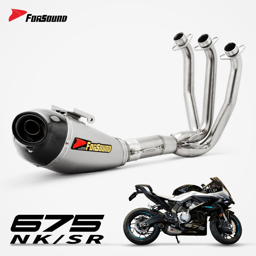 CFMOTO 675SR 675NK Full Exhaust System Forsound Factory Wholesale Price