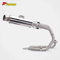 For Honda Monkey 125 Exhaust Vintage Small-Displacement Cannon-Style Full Exhaust System Urban Commute OEM Interface Compatible