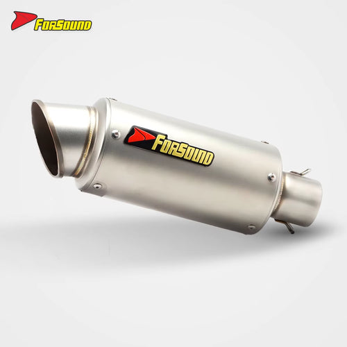Stainless Steel 51Mm Exhaust End Can for Universal Motorcycle 51Mm Pipe