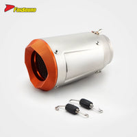 Stainless Steel 60Mm AR Angled Tail Section Exhaust Pipe for Universal Motorcycle Pipe