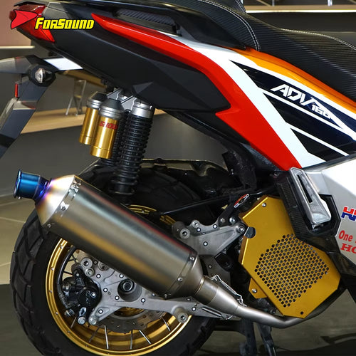 New FORSOUND for ADV 160 Full System Exhaust Matte Stainless Steel Streamlined Design Low Backpressure High Flow