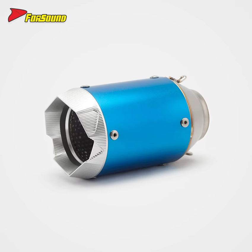 Carbon Fiber 51Mm AR Cola Can Embossed End Can Exhaust for Motorcycle Pipe