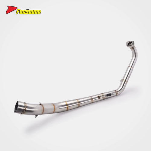 New Forsound Yamaha R15/YZF-R15 2008-2025 Front-Mid Exhaust Header Mid Pipe Stainless Steel/Titanium Alloy