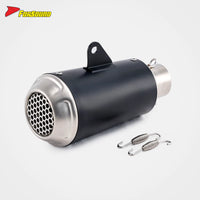 Stainless Steel Black Spray Paint 51Mm LV-10 End Can Exhaust Pipe Universal for Motorcycle Pipe