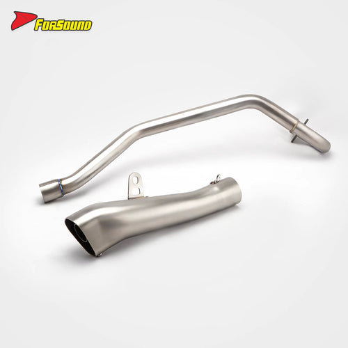 For Crf 110 Exhaust Torch Full System Exhaust Titanium Alloy Front and Mid-Pipe Off-Road Exhaust Note 2013-2026 Model Compatible