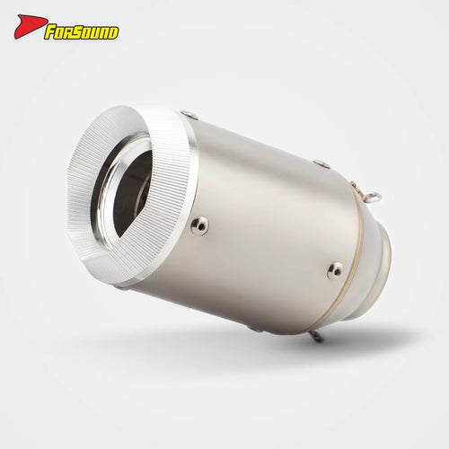 Stainless Steel Carbon Fiber 51Mm AR Cola End Can Exhaust Pipe for Universal Motorcycle Pipe
