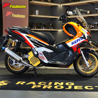 New FORSOUND for ADV 160 Full System Exhaust Matte Stainless Steel Streamlined Design Low Backpressure High Flow