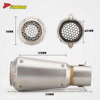 Stainless Steel 51Mm Exhaust Full Motorcycle Exhaust System Yamaha R3 Exhaust Mt25 ODM OEM