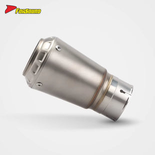 60Mm Stainless Steel Universal Motorcycle Mid-Tail Integrated Exhaust Pipe for BMWS1000RR/R Bmw S1000Rr 2010