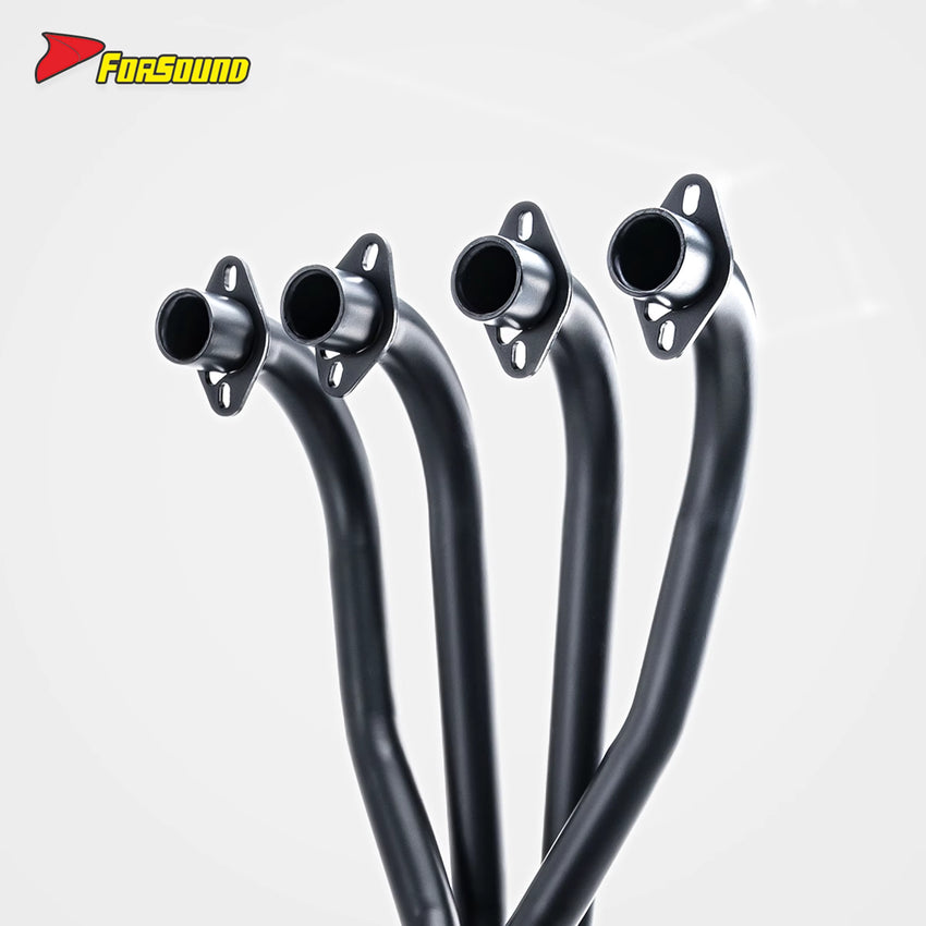 Iron Alloy Front and Middle Section Exhaust Pipe for Zephyr 400 OEM&ODM