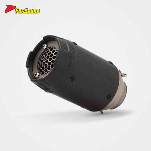 RS for Motorcycle ZX-4R CBR650 S1000R Z900 Exhaust Pipe Tail Section Carbon Fiber Honeycomb Nozzle Perfect Condition