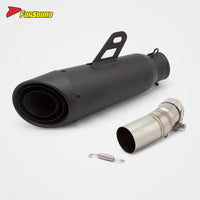 Stainless Steel 51Mm Exhaust Mid-Tail Exhaust Pipe for Ninja 400