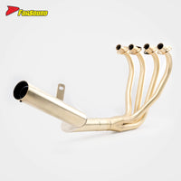 Brass Front and Middle Section Exhaust Pipe for Zephyr 400 ODM&OEM