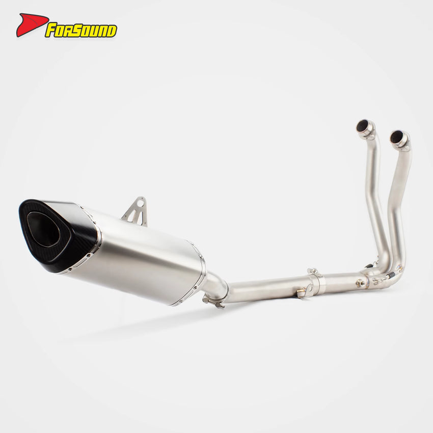 For SUZUKI V-Strom800De Fit 2022-2025 OEM ODM Titanium Alloy Motorcycle Full Exhaust System Side-Exit Exhaust Pipe Customizable