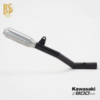 FORSOUND Kawasaki Z900Rs-One Cast Iron Exhaust Pipe-New Replacement Part for Monaka (Black/White)