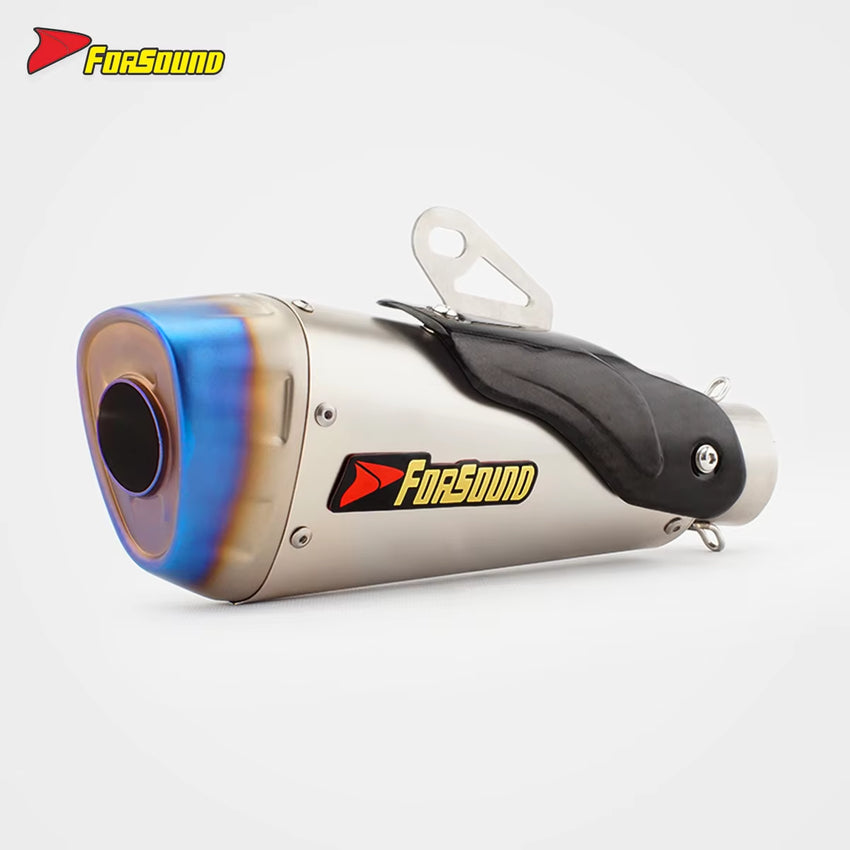 RS for Tuning V4 Stainless Steel Motorcycle Exhaust Pipe Compatible for KTM Kawasaki Cfmoto Suzuki BMW Honda Ducati
