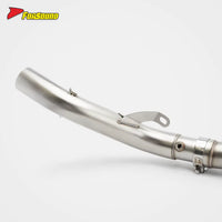 For KAWASAKI ZX-6R Fit 2003-2024 60Mm Stainless Steel Front-Middle Section Exhaust Pipe Compatible Aftermarket Rear Exhaust OEM