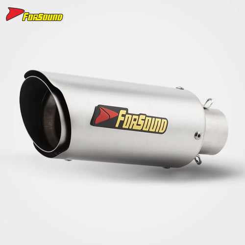 Stainless Steel 51Mm Car Nozzle Young Lion End Can Exhaust Pipe Universal Motorcycle Pipe