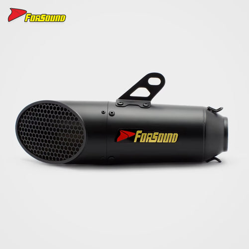 Stainless Steel 51Mm Honeycomb End Can Exhaust Pipe Universal Motorcycle Pipe