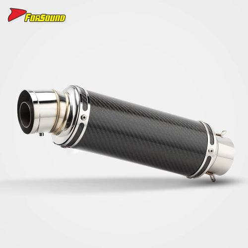 Stainless Steel Carbon Fiber 60Mm Yoshimura Exhaust Pipe for Universal Motorcycles Escapes Yoshimura Carbono