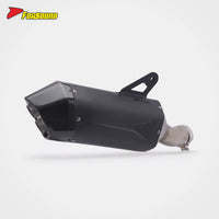 R1300GS for Forsound New Carbon Fiber Cable-Controlled Valve Front-Mid Section Black Aurora Slip-On Full Exhaust System For