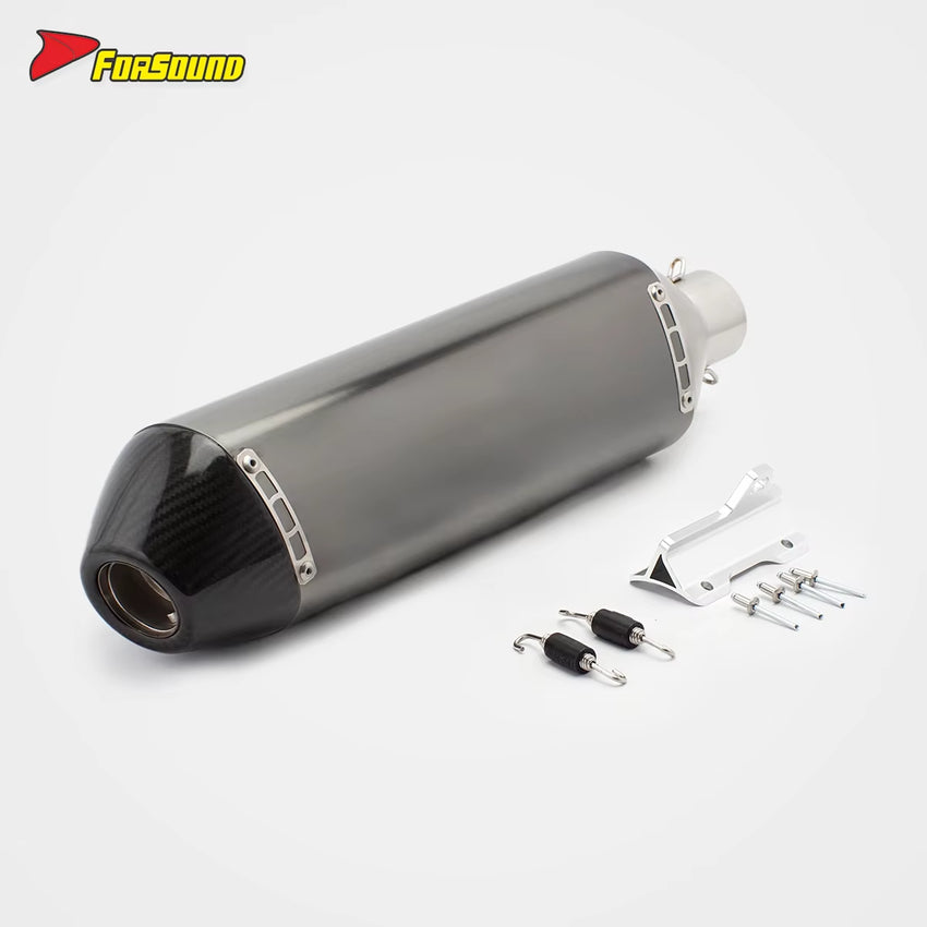 Universal Motorcycle Exhaust Pipe SS FMF Long Neck Tail Section Escape Fmf Exhaust Fit KAWASAKI-KLX230 KTM-ZXC SWM-SM500 ODM&OEM