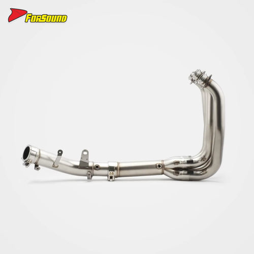 For KAWASAKI ZX-6R New Condition Front and Middle Section Exhaust Pipe OEM Rear Exhaust-Compatible Exhaust with Mounting Bracket