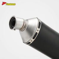 RS Original Universal Motorcycle Exhaust Pipe Stainless Steel Sound Excited Pipe 51Mm Caliber End Can