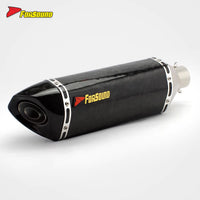 RS Original Universal Modified Motorcycle Exhaust Pipexmax Carbon Egzos Korumas SS Bevel Large Hexagonal for 450Sr 800Nk