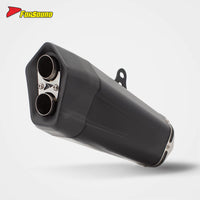 For KAWASAKI Ninja400 51Mm Caliber Stainless Steel Motorcycle Mid-Tail Integrated Exhaust Pipe Twin-Cylinder Power Boost OEM