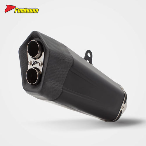 For KAWASAKI Ninja400 51Mm Caliber Stainless Steel Motorcycle Mid-Tail Integrated Exhaust Pipe Twin-Cylinder Power Boost OEM