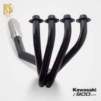 FORSOUND Kawasaki Z900Rs-One Cast Iron Exhaust Pipe-New Replacement Part for Monaka (Black/White)