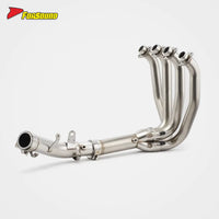For KAWASAKI ZX-6R New Condition Front and Middle Section Exhaust Pipe OEM Rear Exhaust-Compatible Exhaust with Mounting Bracket
